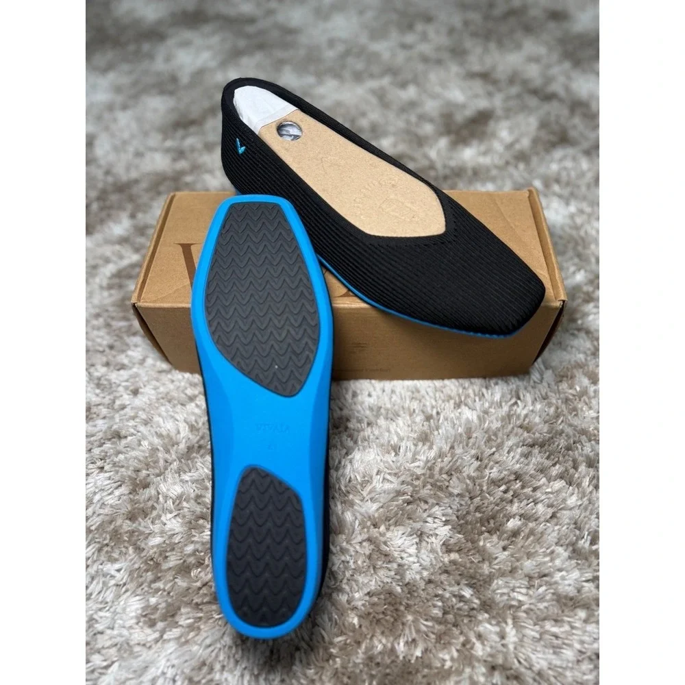 VIVAIA Lightweight Square-Toe‎ V-Cut Flats (Margot Walker) – EU 41 / US 9.5